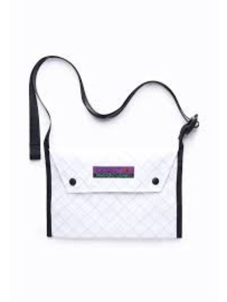 Rayon Vert Ecopak Internship Sacoche Unisex White Crossbody
